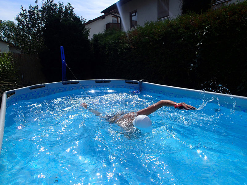 4M Abilieauty Schwimmtraining Exerciser Leine Schwimmgurt Pool Schwimmtrainer DE 